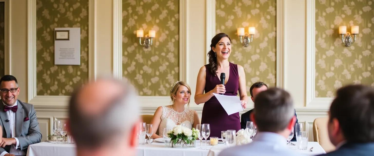Maid of honor speech